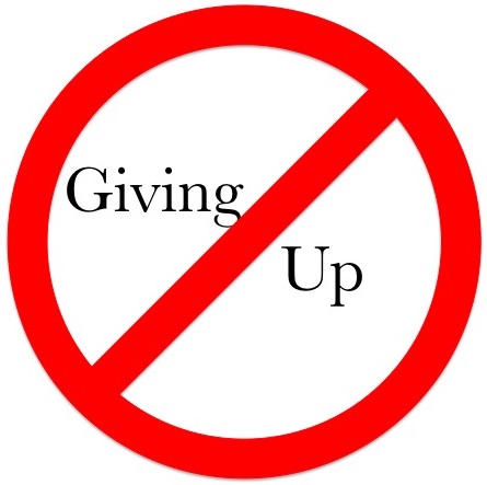 Giving up